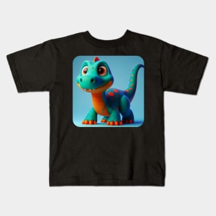 Sparky the Dinosaur #10 Kids T-Shirt